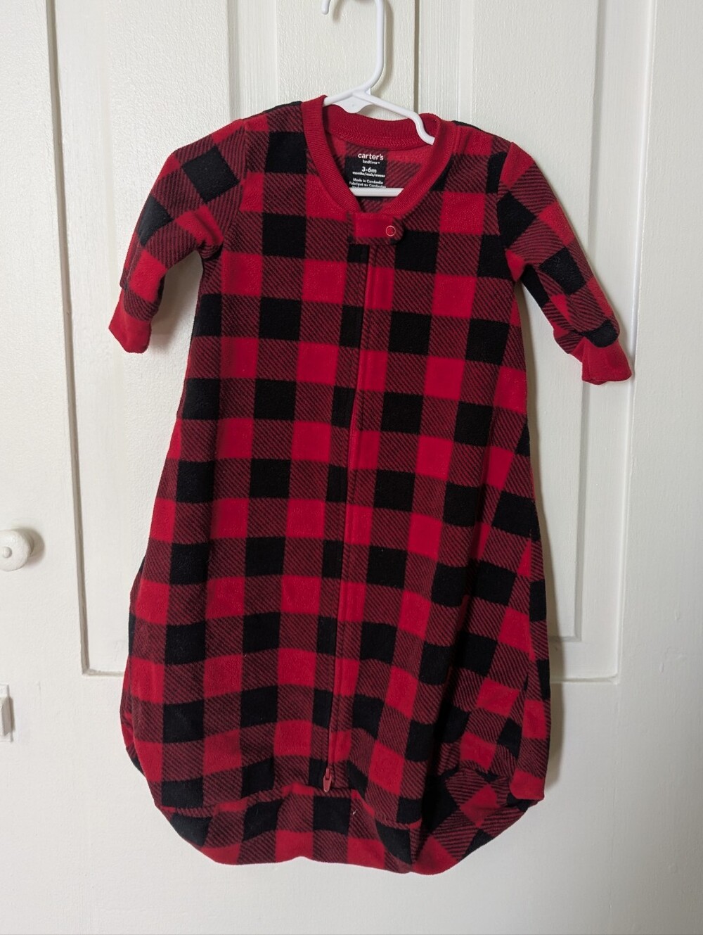 Carter's Baby Fleeze Zip Up Long Sleeve Sleep Sack 3-6mo